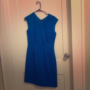 Blue cap sleeve dress!